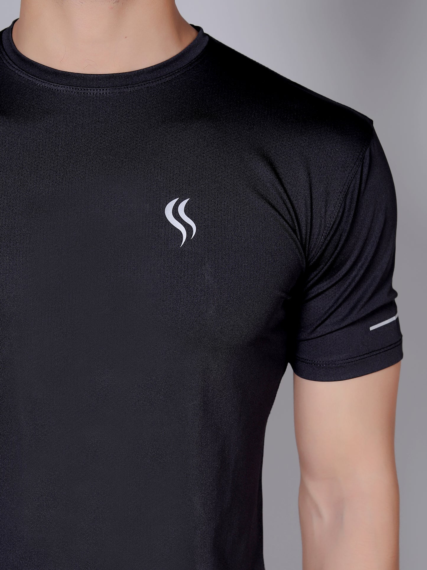 Ultra soft Sports T-Shirt | Softest, lightest, and most breathable fabric | Black colour