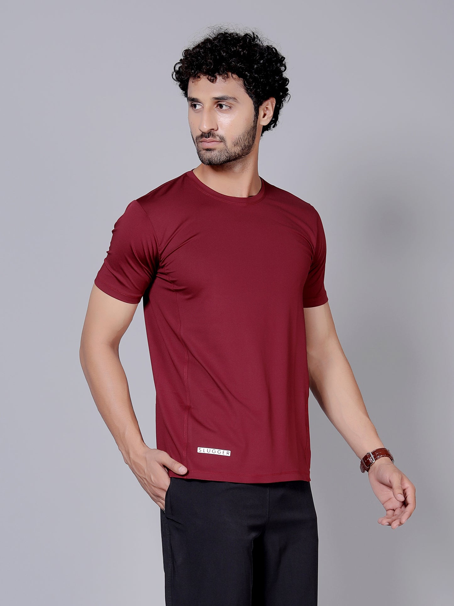 Ultra soft Sports T-Shirt | Softest, lightest, and most breathable fabric | Maroon colour