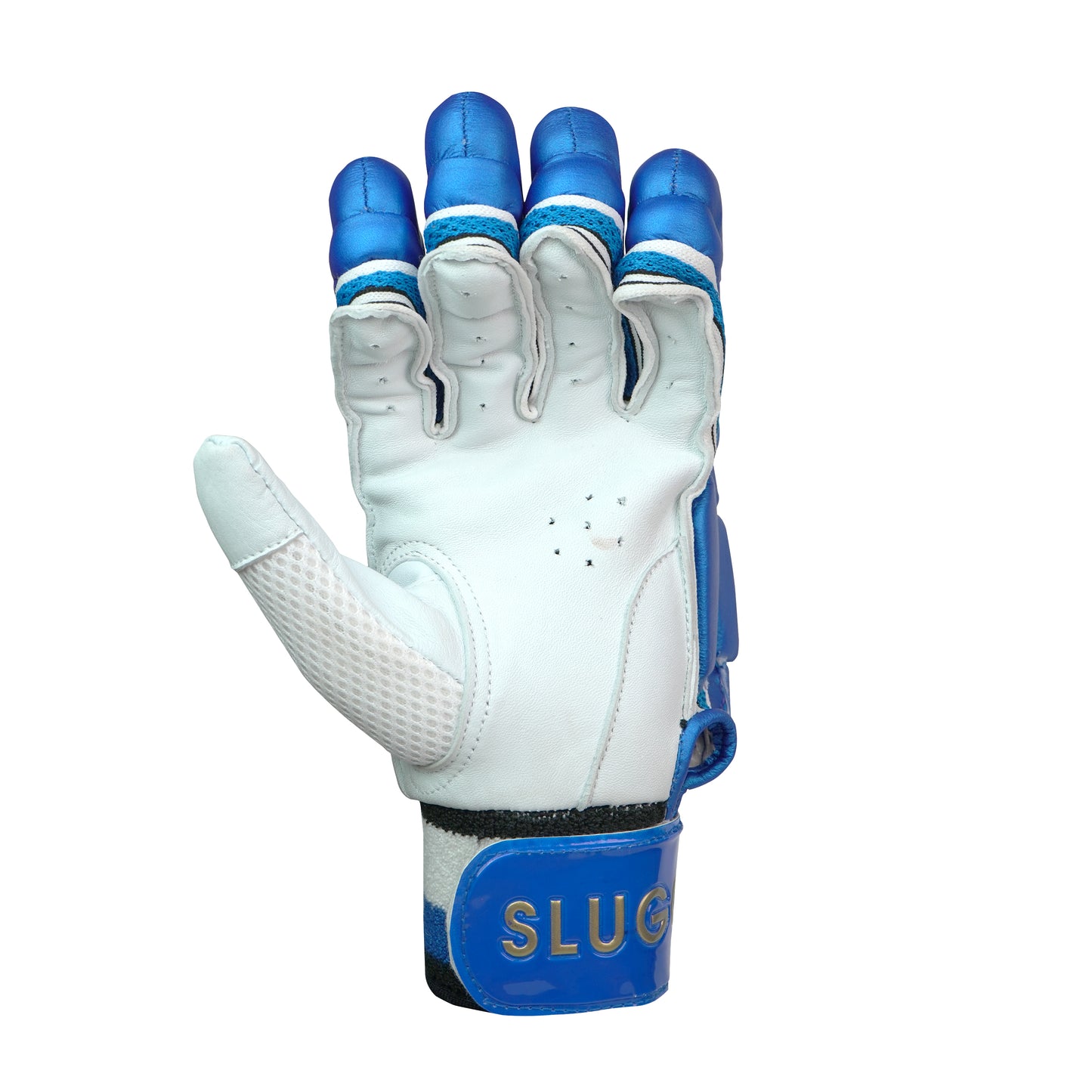 SLUGGER Corporate Blue combo of Blue Batting Leg guards/Pads and Blue Gloves (2 products)