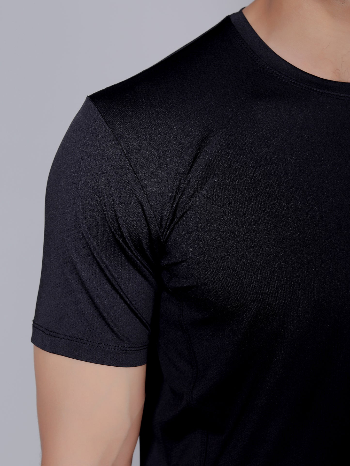 Ultra soft Sports T-Shirt | Softest, lightest, and most breathable fabric | Black colour
