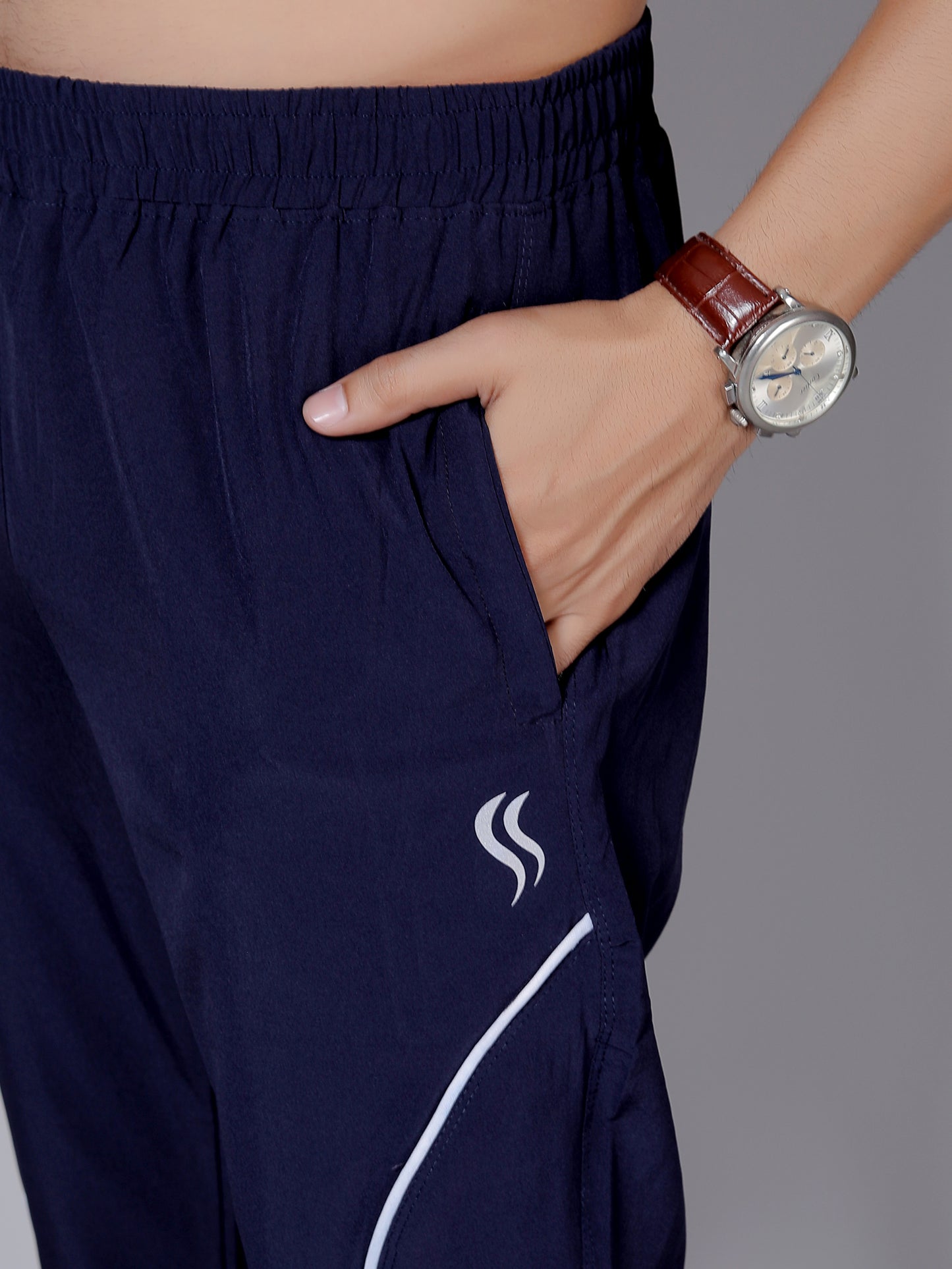 Blue stripped Jogger | Stretchable and comfortable