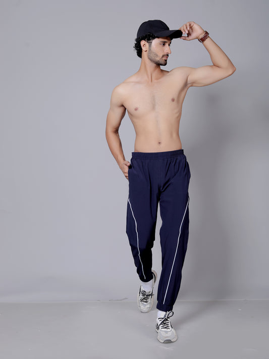 Blue stripped Jogger | Stretchable and comfortable