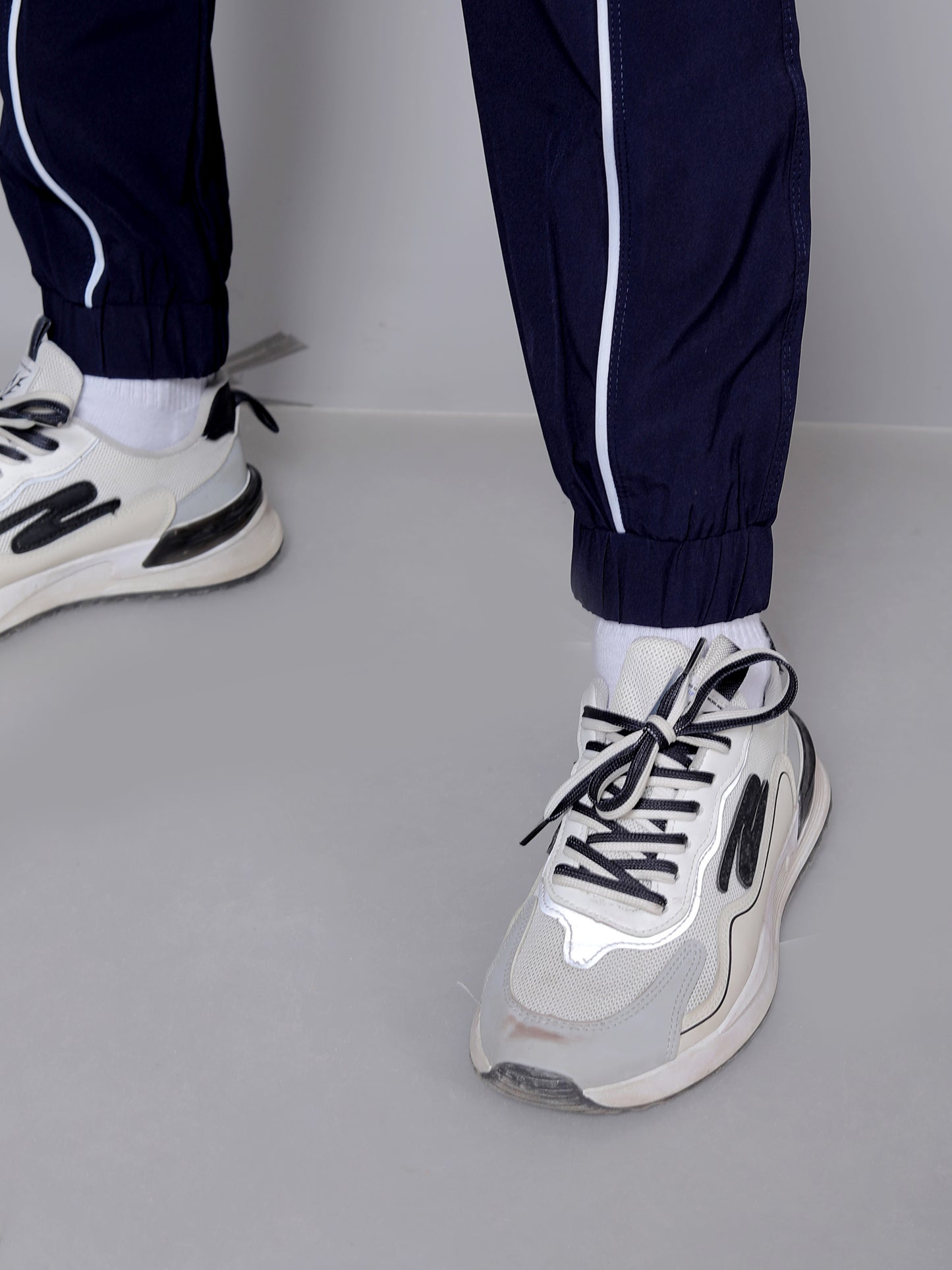 Blue stripped Jogger | Stretchable and comfortable