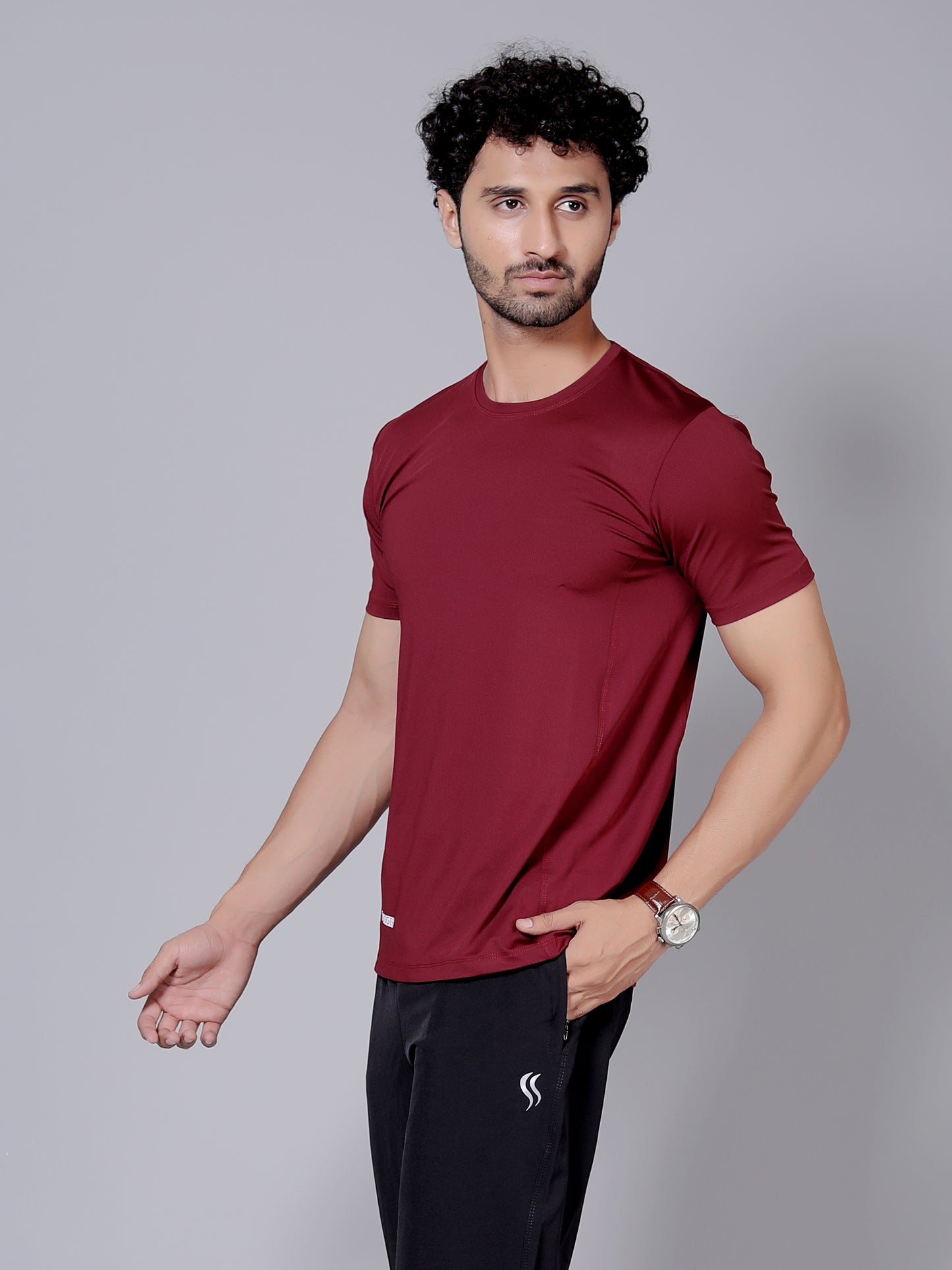 Ultra soft Sports T-Shirt | Softest, lightest, and most breathable fabric | Maroon colour