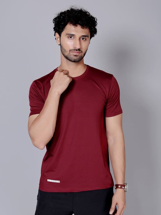 Ultra soft Sports T-Shirt | Softest, lightest, and most breathable fabric | Maroon colour