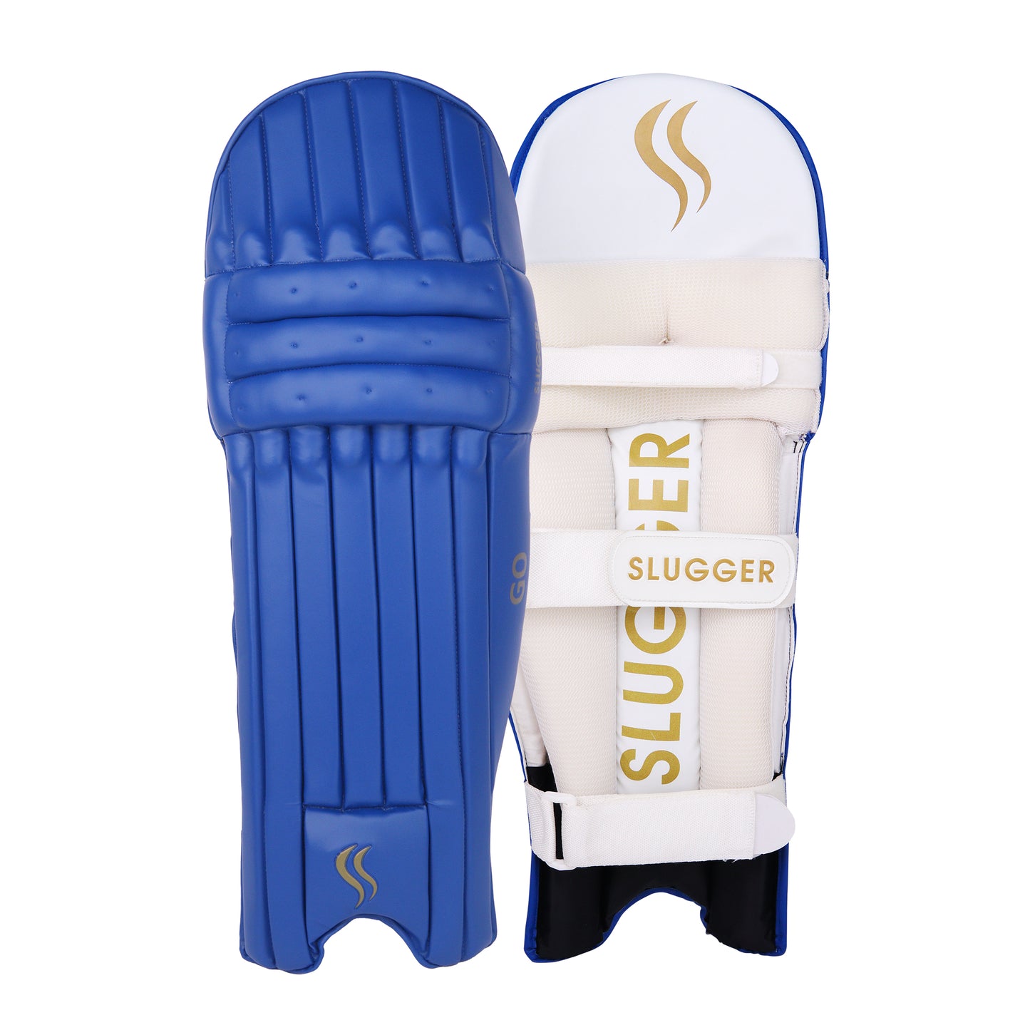 SLUGGER GO Blue Cricket Batting pads or Leg guards | Buy best cricket batting