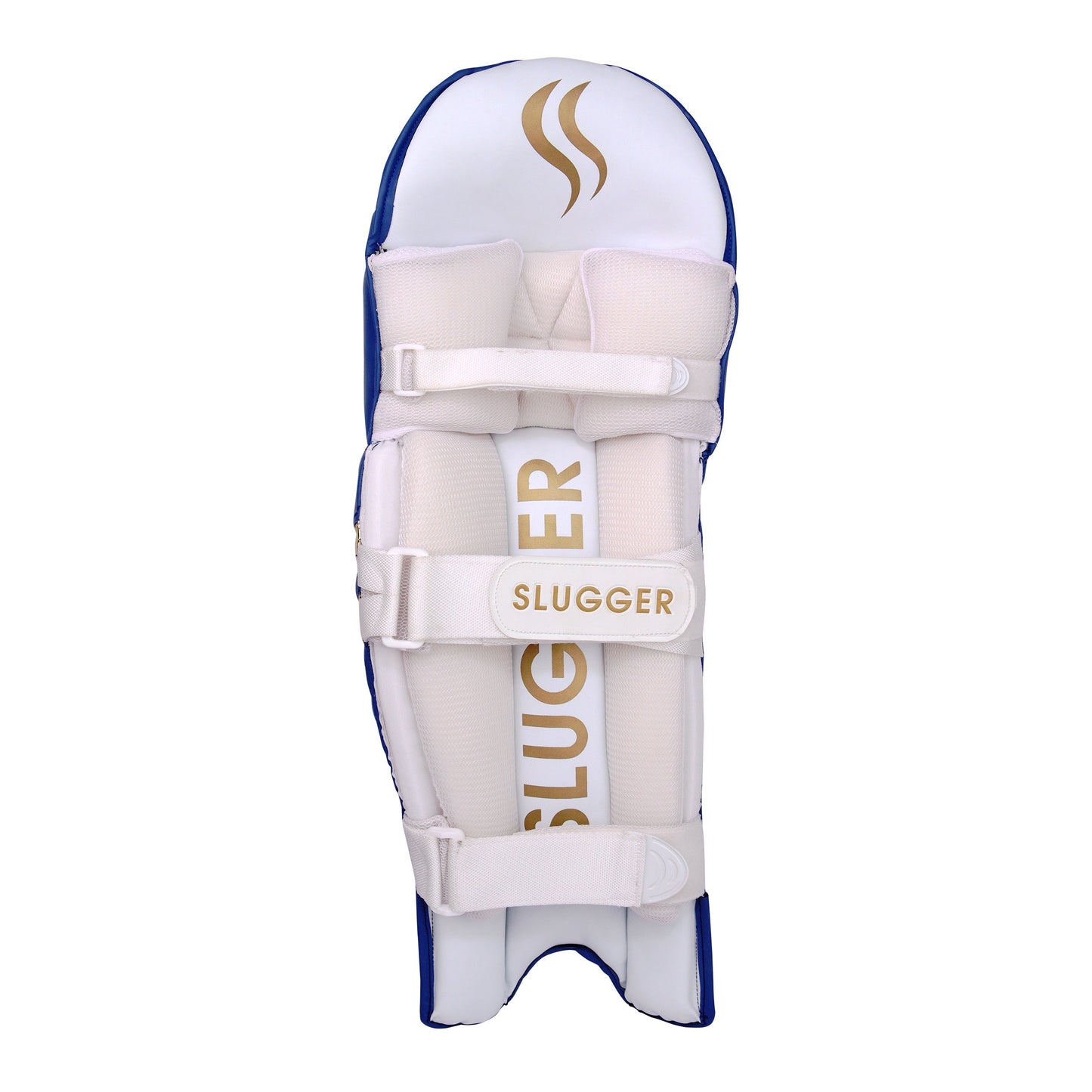 SLUGGER Corporate Blue Cricket Batting Leg Guards or Pads (Taiwan material)