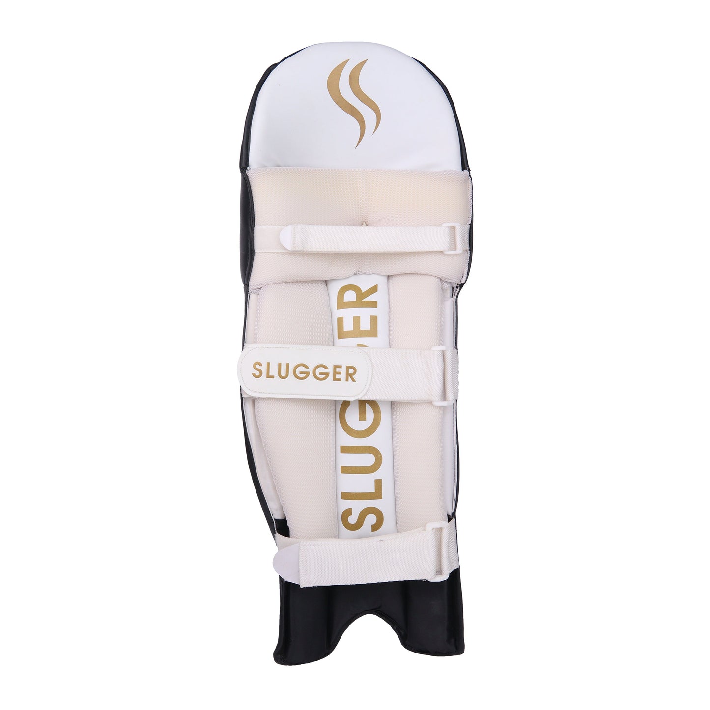 SLUGGER GO Black Cricket Batting Pads or Leg guards (PVC material)