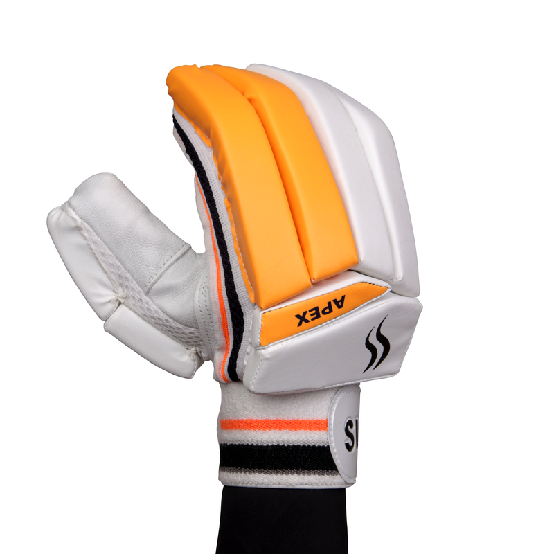 SLUGGER APEX Cricket Batting gloves (PVC material)