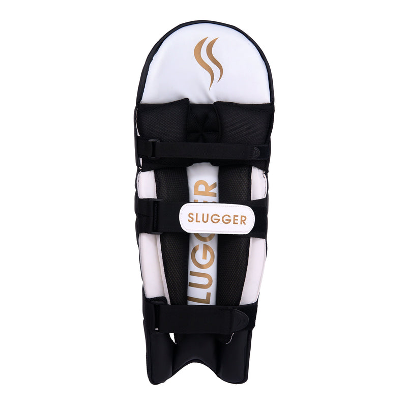 SLUGGER Professional Black Cricket Batting Pads or Leg Guards (Lovelon material)