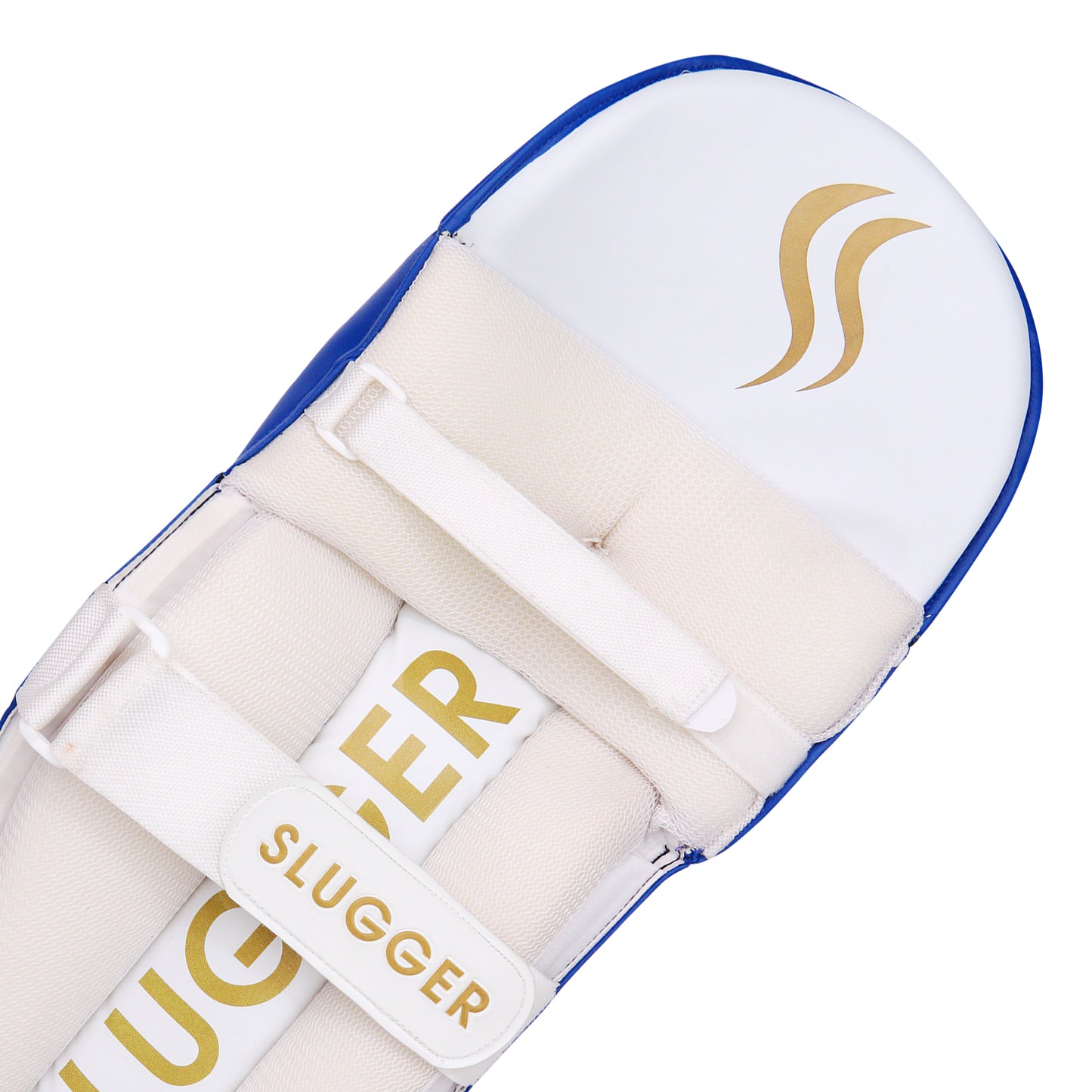 SLUGGER GO Blue Cricket Batting Pads or Leg guards (PVC material)