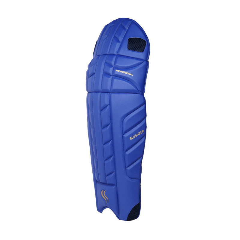 SLUGGER Professional Blue Cricket Batting Pads or Leg Guards (Lovelon material)