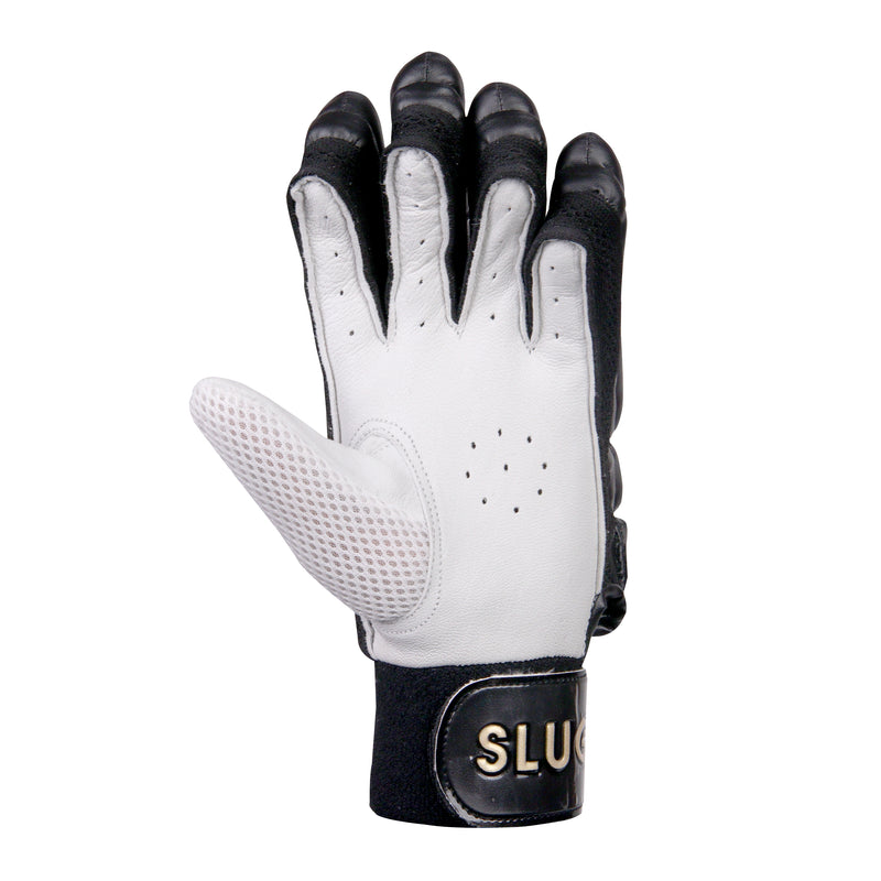 SLUGGER GO Black Cricket Batting gloves (PVC material)