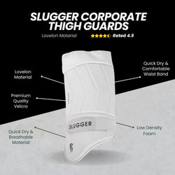 SLUGGER Corporate Combo Cricket thigh pad/guard (Lovelon material)