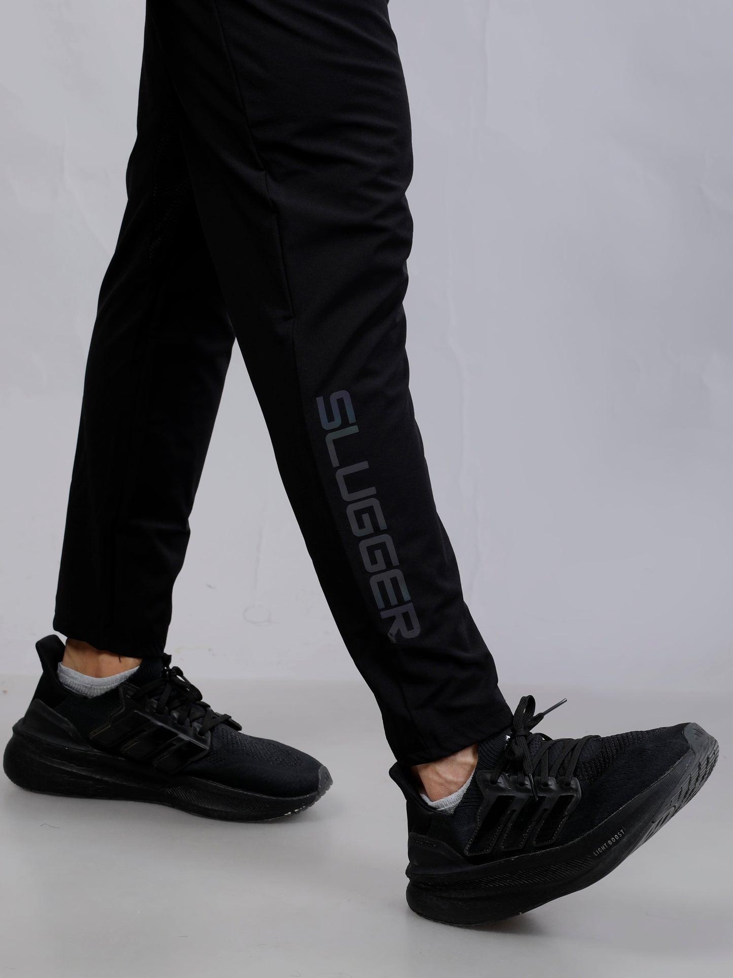 Maroon and Black Dry fit T-shirt and Joggers workout by Slugger | Regular Fit & V-Neck T shirt with Black Nylon joggers