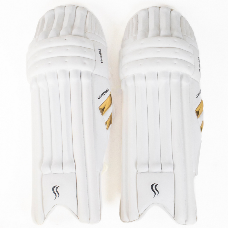 SLUGGER Corporate Cricket Batting Leg Guards or Pads (Taiwan material)