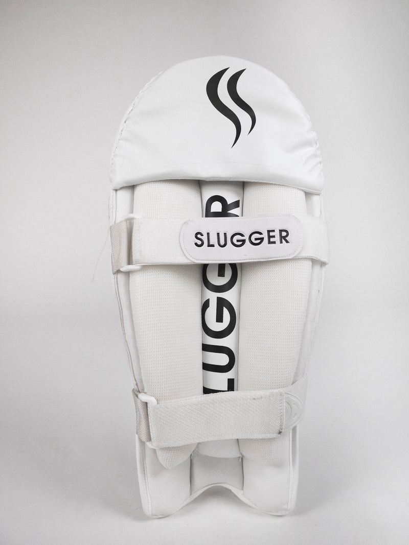 SLUGGER Professional Cricket Wicket Keeping Pads (Lovelon material)