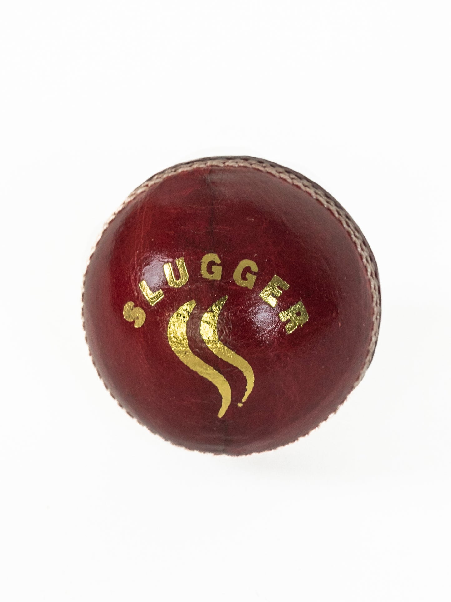 SLUGGER Red Leather Cricket Ball (Pack of 6)